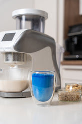 Blue Almond Latte