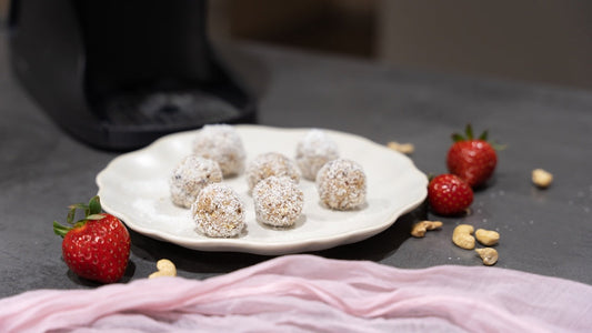 Almond Strawberry Energy Balls
