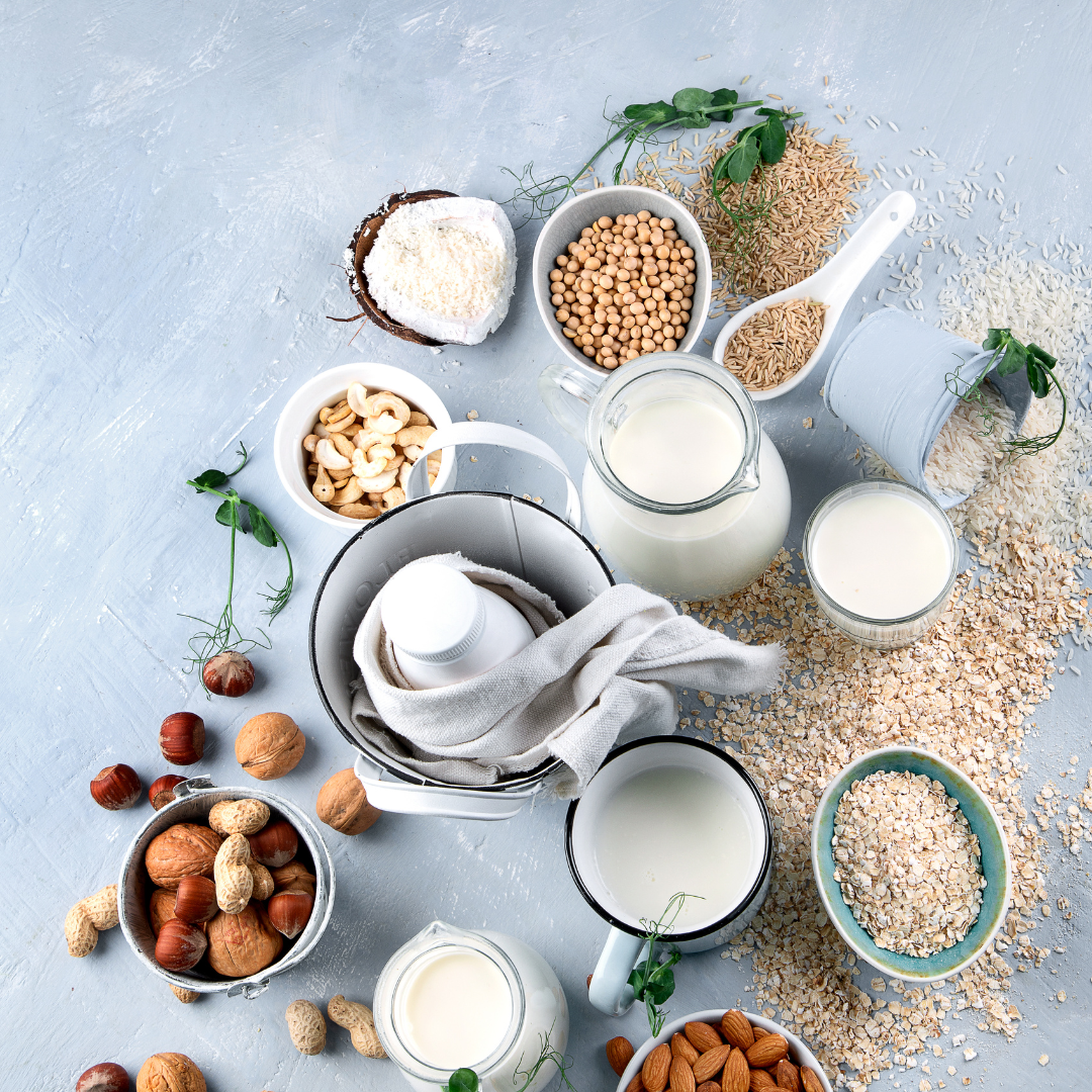 Popular plant-based Milk and their environmental impact.