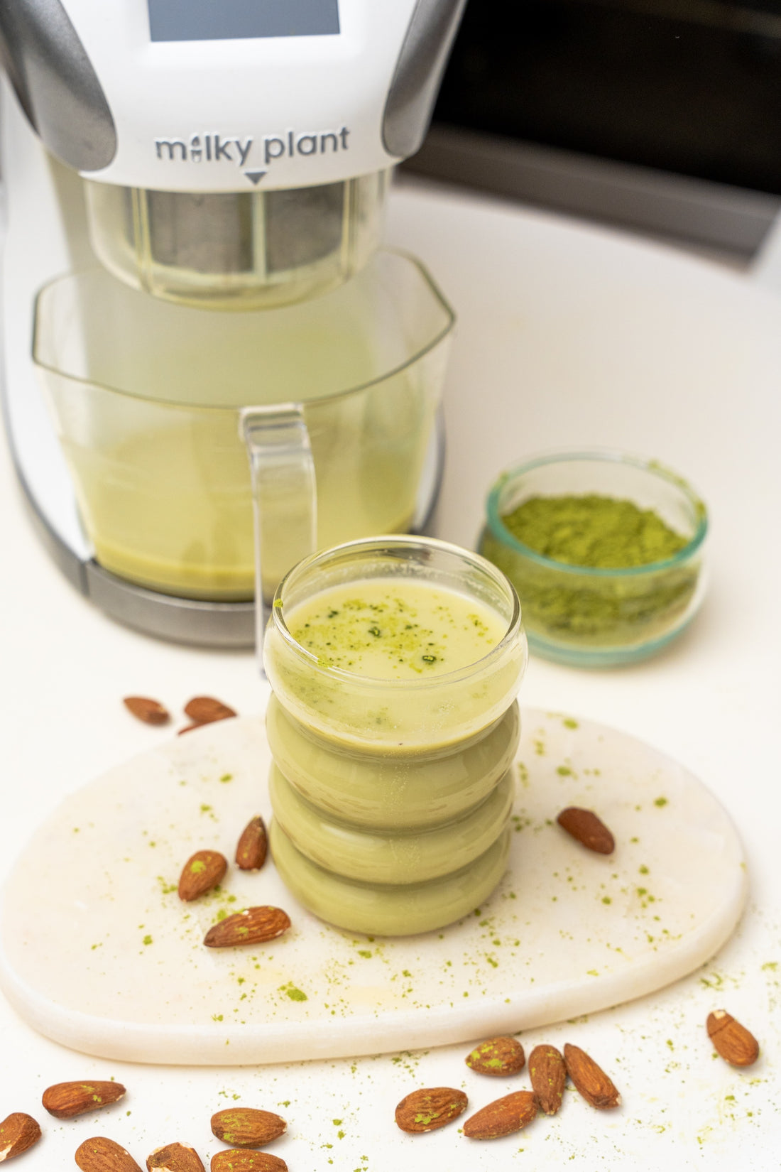 Almond Matcha Milk 