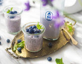 Milky plant blueberry almond oat milk & overnight oat